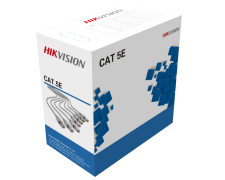 Cable UTP Hikvision Cat 5e Interior 100% cobre (x caja)