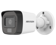 Camara Hikvision Bullet 1080P Dual Plastica Con Audio 2.8mm Exir 25m 