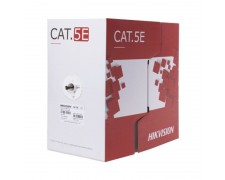 Cable UTP Hikvision Cat 5e Exterior 100% cobre (x caja)