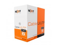 Cable UTP Nexxt Cat 6e Exterior 4 Pares Azul (x caja)