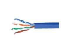 Cable UTP Corning Cat 6 Interior 4 Pares Azul (x metro)
