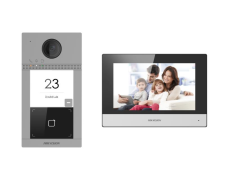 Video Portero y Pantalla IP Hikvision Frente Metalico IK08