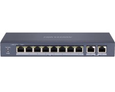 Switch Hikvision POE 8+2 10/100 Mbps UP 1000 NA - 2RJ