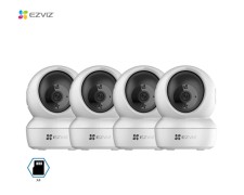 COMBO CAMARA EZVIZ IP WIFI INTERIOR C6N 2MP PT SEGUIMIENTO - X4U + 4 MEMORIAS 32GB