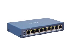 Switch Hikvision POE 8+1 10/100 Mbps UP 1000 AD - 1RJ