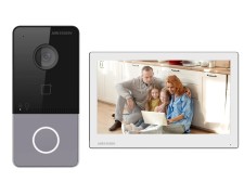 Video Portero y Pantalla IP Hikvision Frente Metalico c/ Switch Poe