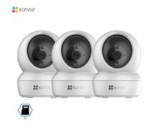 COMBO CAMARA EZVIZ IP WIFI INTERIOR C6N 2MP PT SEGUIMIENTO - X3U + 3 MEMORIAS 32GB