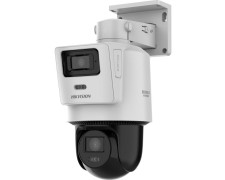 CAMARA HIKVISION DOMO IP PT 2MP TANDEMVU PLASTICA EXT POE AUDIO BIDIREC 2.8/8MM - DS-2SE2C200MWG-E/12